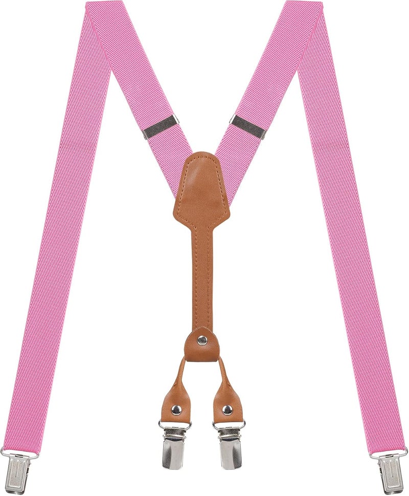 Action Ward Store Women's Suspenders - 1" Width - Y Back 4 Clip Skinny Ladies Suspenders - Image 1